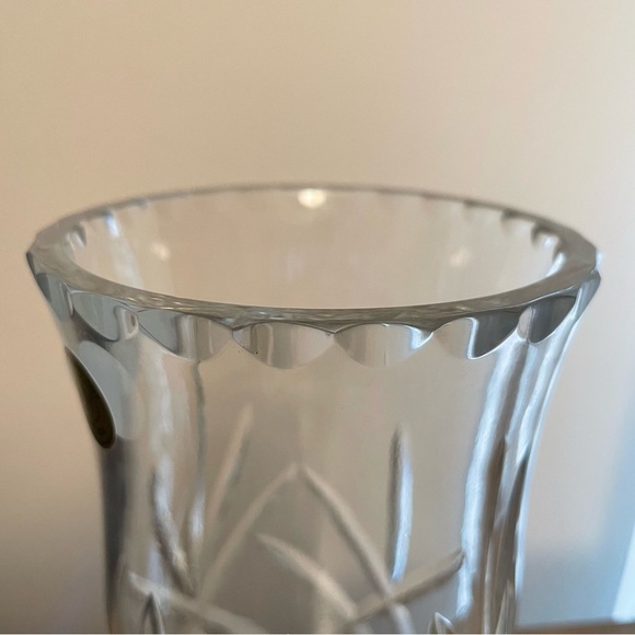 Bohemia Crystal 12" 24% Pbo Hand Cut Vase made in Czech Republic - Picture 7 of 13